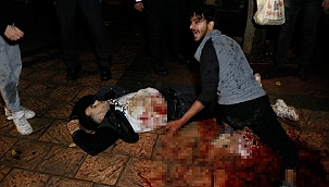 Kanlar içinde yere yığıldı! Köpekli saldırgan 19 yaşındaki genci bıçakladı