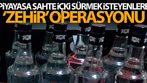 KOM Daire'den yeni yıl öncesi sahte içkiye karşı 'Zehir' operasyonu