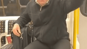 Metroda, Kur'an okuyan kişiye iğrenç taciz