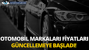 Otomobil markaları fiyatları güncellemeye başladı! 