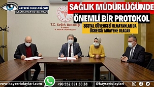  Sağlık Müdürlüğünde Önemli Bir Protokol Sosyal Güvencesi Olmayanlar Da Ücretsiz Muayene Olacak