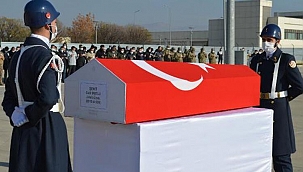 Şehit astsubay Celil Mutlu, törenle memleketine uğurlandı