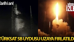 TÜRKSAT 5B uydusu uzaya fırlatıldı