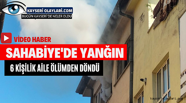 Yanğın'da 6 Kişilik Aile Ölümden Döndü