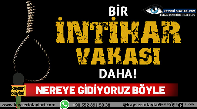 Bir kadın daha canına kıydı 36 yaşındaki genç kadın intihar etti