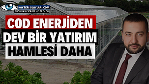 Cod enerjiden dev bir yatırım hamlesi daha 