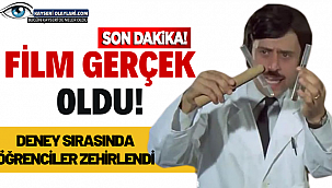 Film gerçek oldu Deney sırasında öğrenciler zehirlendi