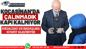 Kocasinan'da çalınmadık kapı kalmıyor Kırsaldaki vatandaşlara kıyafet ulaştırıyor