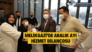 Melikgazi'de Aralık Ayı Hizmet Bilançosu