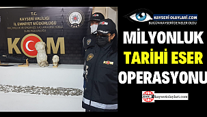 Milyonluk tarihi eser operasyonu