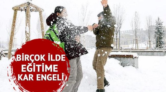 Peş peşe kar tatili haberleri! Hangi illerde okullar bugün (13 Ocak) tatil edildi? İşte ayrıntılar...