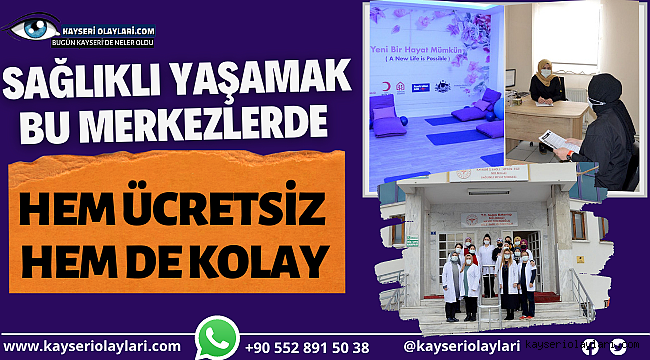 Sağlıklı Yaşamak Bu Merkezlerde Hem Ücretsiz Hem De Kolay