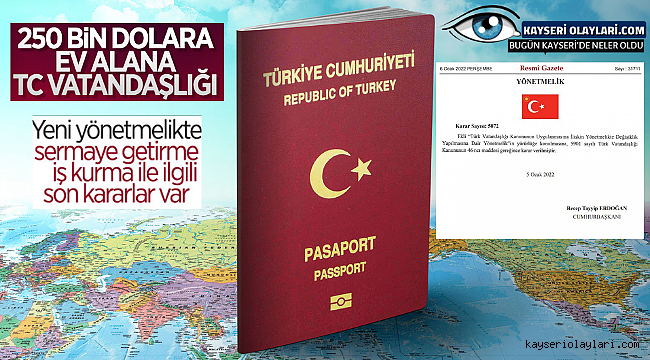 Türk vatandaşlığına kabul şartında değişiklik! Cumhurbaşkanı İmzaladı