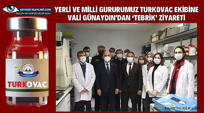 Yerli Ve Milli Gururumuz Turkovac Ekibine Vali Günaydın'dan 'Tebrik' Ziyareti