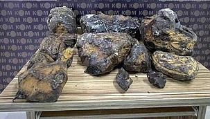 10 milyon lira değerinde 'balina kusmuğu' ele geçirildi