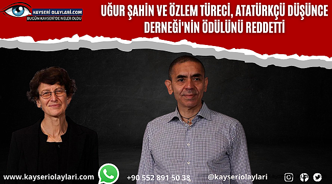 Atatürkçü Düşünce Derneği'nin ödülünü reddetti