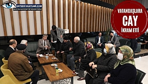 Başkan Palancıoğlu'ndan Vatandaşlara Çay İkramı 