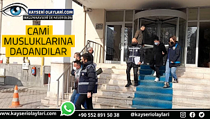 Cami musluklarını çalan kişiler tutuklandı