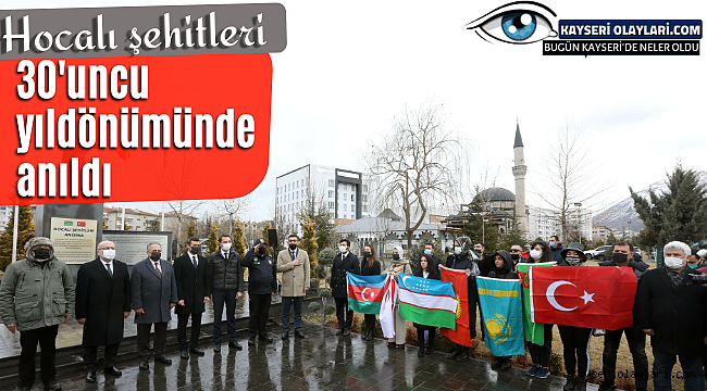 Hocalı şehitleri 30'uncu yıldönümünde anıldı
