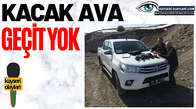 Kaçak avlanan 2 kişiye ceza