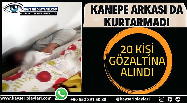 Kayseri'de Deaş Operasyonu 5 Kişi Gözaltına Alındı 