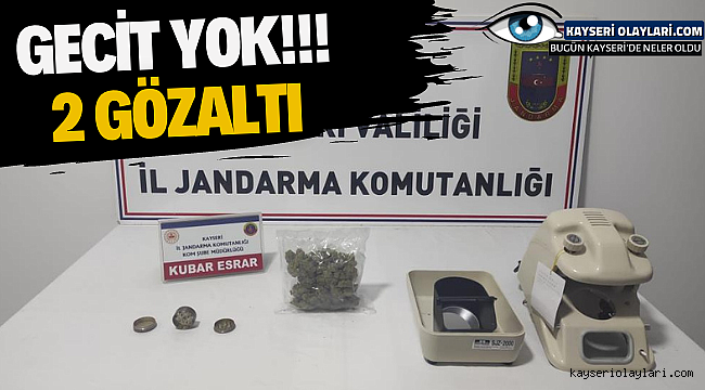 Kayseri'de Uyuşturucuya Geçit Yok