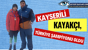 Kayserili kayakçı, Türkiye şampiyonu oldu
