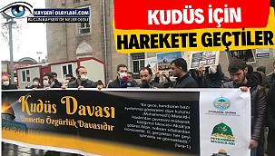 Kudüs İçin Harekete Geçtiler
