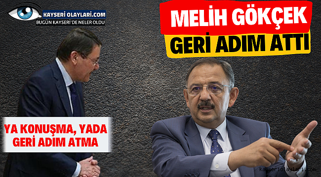 Melih Gökçek Geri Adım Attı