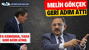 Melih Gökçek Geri Adım Attı