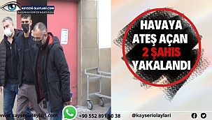 Meskun mahalde havaya ateş açan 2 şüpheli yakalandı