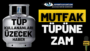 Mutfak Tüpüne De Zam Geldi