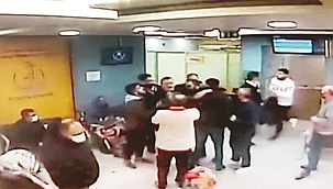 Sağlıkçılara çirkin saldırı