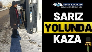 Sarız Yolunda Kaza