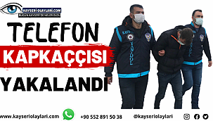 Telefon Kapkaççısı Yakalandı