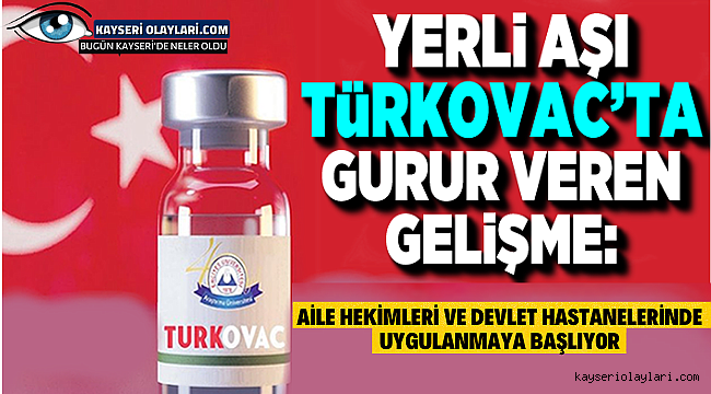TURKOVAC gelecek haftadan itibaren tüm devlet hastanelerinde uygulanacak