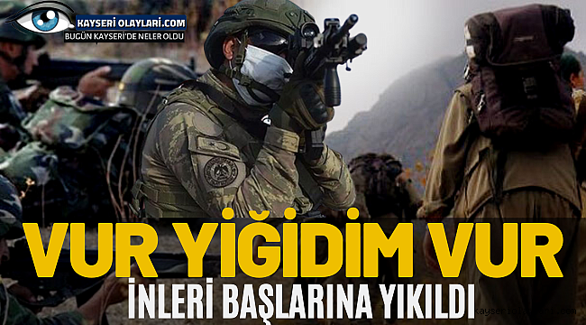 Vur Yiğidim Vur! İnleri Başlarına Yıkıldı