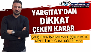Yargıtay'dan dikkat çeken karar 