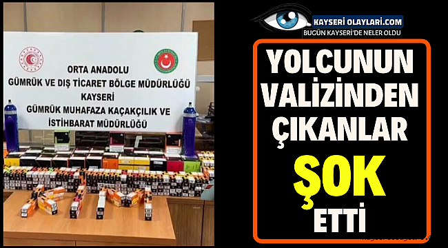 Yolcunun Valizinden Çıkanlar Şoke Etti