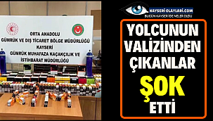 Yolcunun Valizinden Çıkanlar Şoke Etti