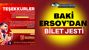 Baki Ersoy'dan Bilet Jesti