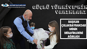  Başkan Çolakbayrakdar, Minik Misafirlerini Ağırladı	