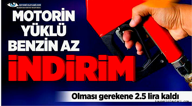 Benzin ve motorine bu gece de indirim geliyor! 