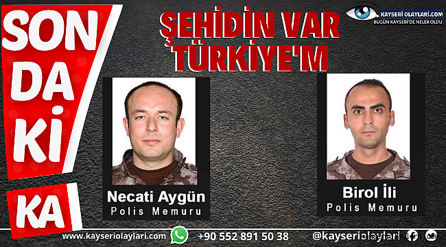 Bingöl'de Patlama 2 Polisimiz Şehit Oldu