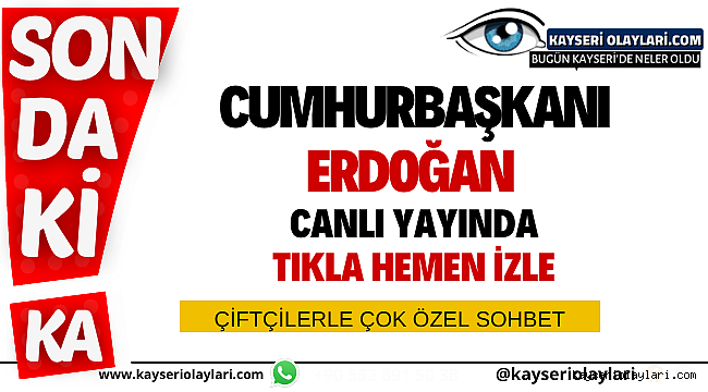 Cumhurbaşkanı Erdoğan Canlı Yayında Çiftçiler ile Çok Samimi Bir Sohbet