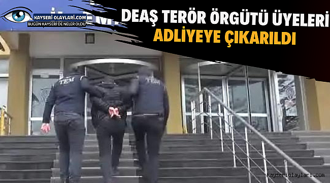 Deaş Terör Örgütüne Darbe 7 Deaş Üyesi Adliyeye Sevk Edildi 
