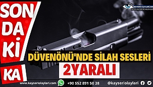Düvenönü'nde Silah Sesleri 2 Kişi Vurularak Yaralandı