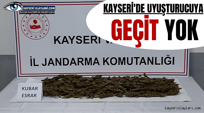 Kayseri'de Uyuşturucuya Geçit Yok! Bam Bam Bam