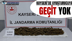 Kayseri'de Uyuşturucuya Geçit Yok! Bam Bam Bam