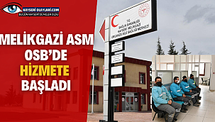Melikgazi ASM Hizmete Açıldı